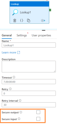 ADF Look Secure Input and Output